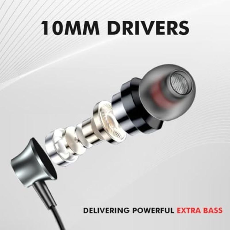 HUMBLE in Ear Wired Earphones with Mic for Type-C Port,10Mm Dynamic Drivers for Enhanced Bass,in Line Controls for Volume and Calls,1.2M Tangle Free Silicone Cable,Wide Compatibility,Metal Alloy Body HUMBLE in Ear Wired Earphones with Mic for Type-C Port,10Mm Dynamic Drivers for Enhanced Bass,in Line Controls for Volume and Calls,1.2M Tangle Free Silicone Cable,Wide Compatibility,Metal Alloy Body