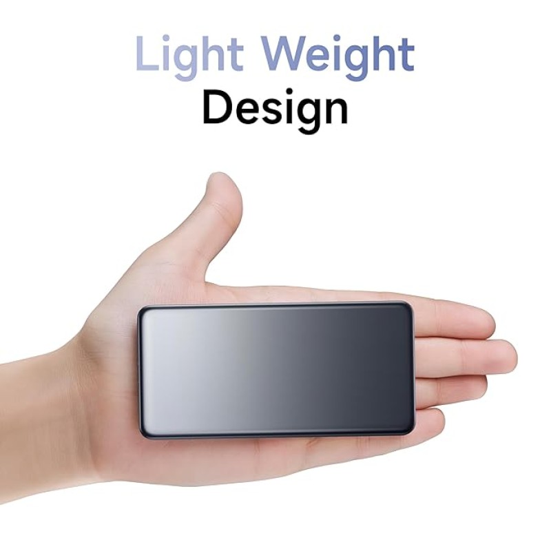 Xiaomi Ultra Slim Power Bank - 93 grams only | Lightest & Slimmest | 20W Fast Charging, Type-C Input & Output, Power Delivery QC 3.0, 12 Layers Safety Protection, Supports iOS, Android (MI Power Bank) Xiaomi Ultra Slim Power Bank - 93 grams only | Lightest & Slimmest | 20W Fast Charging, Type-C Input & Output, Power Delivery QC 3.0, 12 Layers Safety Protection, Supports iOS, Android (MI Power Bank)