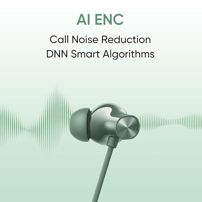 realme Buds Wireless 3 Neo in Ear Bluetooth Neckband with 13.4 Mm Dynamic Bass Boost Driver,Upto 32 Hours Playback,Fast Charge,Ai Enc,45Ms Low Latency,Ip55 Dust&Water Resistannt&Bluetooth V 5.4 Green