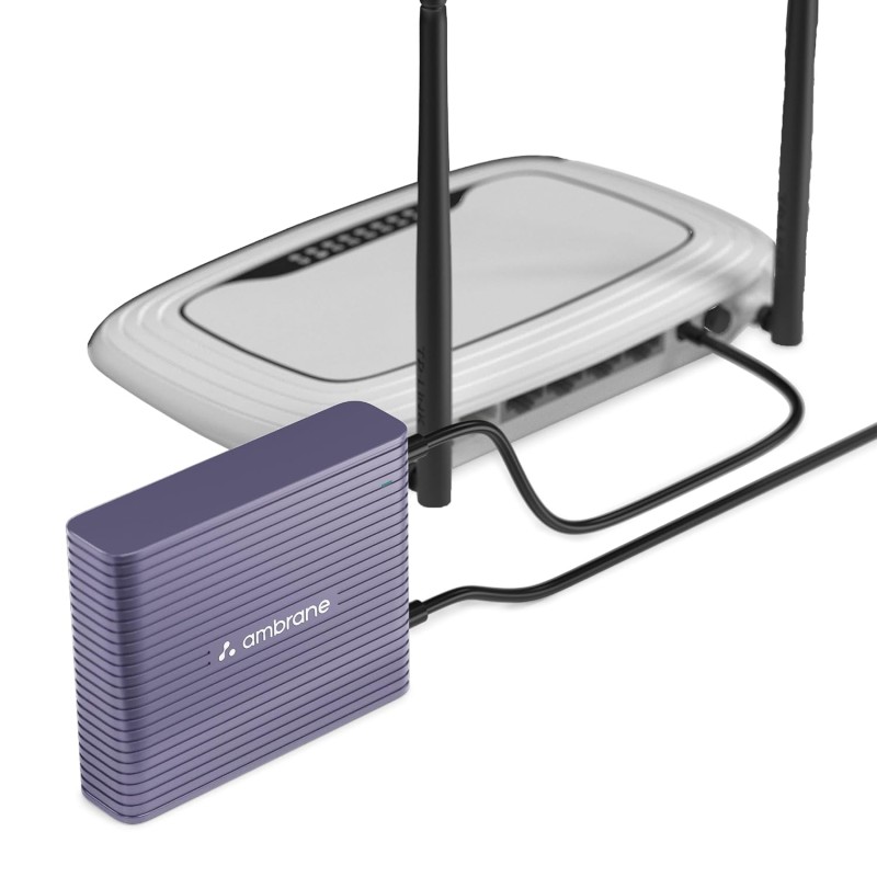 (Refurbished) Ambrane Mini Powerbank/UPS 12V WiFi Router Modem, Backup Upto 5 Hours, 3x2000mAh = 6000mAh Battery | Output up to 2A, WiFi Router Power Backup for Electricity Cuts,Portable Ups (CyberVolt 2,Purple) (Refurbished) Ambrane Mini Powerbank/UPS 12V WiFi Router Modem, Backup Upto 5 Hours, 3x2000mAh = 6000mAh Battery | Output up to 2A, WiFi Router Power Backup for Electricity Cuts,Portable Ups (CyberVolt 2,Purple)