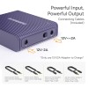 (Refurbished) Ambrane Mini Powerbank/UPS 12V WiFi Router Modem, Backup Upto 5 Hours, 3x2000mAh = 6000mAh Battery | Output up to 2A, WiFi Router Power Backup for Electricity Cuts,Portable Ups (CyberVolt 2,Purple) (Refurbished) Ambrane Mini Powerbank/UPS 12V WiFi Router Modem, Backup Upto 5 Hours, 3x2000mAh = 6000mAh Battery | Output up to 2A, WiFi Router Power Backup for Electricity Cuts,Portable Ups (CyberVolt 2,Purple)