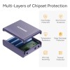 (Refurbished) Ambrane Mini Powerbank/UPS 12V WiFi Router Modem, Backup Upto 5 Hours, 3x2000mAh = 6000mAh Battery | Output up to 2A, WiFi Router Power Backup for Electricity Cuts,Portable Ups (CyberVolt 2,Purple) (Refurbished) Ambrane Mini Powerbank/UPS 12V WiFi Router Modem, Backup Upto 5 Hours, 3x2000mAh = 6000mAh Battery | Output up to 2A, WiFi Router Power Backup for Electricity Cuts,Portable Ups (CyberVolt 2,Purple)