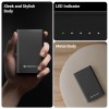 (Refurbished) ZEBRONICS 20000 mAh Compact Power Bank, 22.5W Super Fast Charging, PD3.0 (PPS), Dual Type-C & USB-A, LED Indicator, Metal Body, for All Mobiles, Tablet & Other Devices EnergiTank 20MR1 (Midnight)