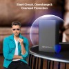 (Refurbished) ZEBRONICS 20000 mAh Compact Power Bank, 22.5W Super Fast Charging, PD3.0 (PPS), Dual Type-C & USB-A, LED Indicator, Metal Body, for All Mobiles, Tablet & Other Devices EnergiTank 20MR1 (Midnight)