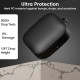 Sounce Premium Silicone Case Cover for OnePlus Buds 3 – 360° Full Protection, Shockproof, Anti-Scratch, Dust-Resistant with Carabiner – Black