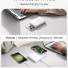 Baseus Airpow II Qi2 Magnetic Wireless Power Bank 10000mAh � 22.5W Fast Charging, MagSafe Compatible, Type-C Cable Included � Moon White Baseus Airpow II Qi2 Magnetic Wireless Power Bank 10000mAh � 22.5W Fast Charging, MagSafe Compatible, Type-C Cable Included � Moon White