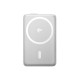Baseus Nomos Qi2 10000mAh 45W Magnetic Wireless Power Bank – Built-in USB-C Cable, PD Fast Charging, Kickstand Design – Lunar Gray