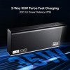 boAt Newly Launched PB435 Turbo 35W Power Bank with 20000mAh Battery, 35W 2-Way Super Fast Charging | 12-Layer Smart IC Protection | Triple Output & Dual Input in Sleek Aluminium Casing(Onyx Black)