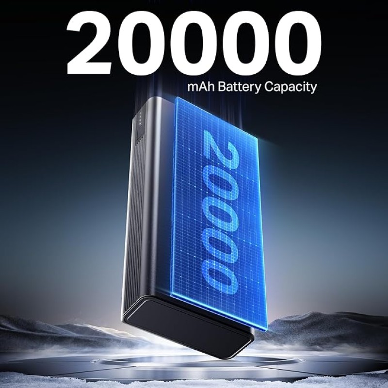 boAt Newly Launched PB435 Turbo 35W Power Bank with 20000mAh Battery, 35W 2-Way Super Fast Charging | 12-Layer Smart IC Protection | Triple Output & Dual Input in Sleek Aluminium Casing(Onyx Black)