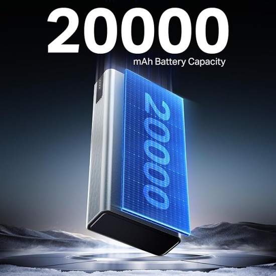 boAt Newly Launched PB435 Turbo 35W Power Bank with 20000mAh Battery, 35W 2-Way Super Fast Charging | 12-Layer Smart IC Protection | Triple Output & Dual Input in Sleek Aluminium Casing(Stone Grey) boAt Newly Launched PB435 Turbo 35W Power Bank with 20000mAh Battery, 35W 2-Way Super Fast Charging | 12-Layer Smart IC Protection | Triple Output & Dual Input in Sleek Aluminium Casing(Stone Grey)