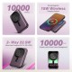 boAt New Launch EnergyShroom PB331 (Magsafe) 10000mAh Magnetic Wireless Powerbank, 15W Wireless & 22.5W Wired Charging for (iPhone 16,15,14,13 & 12, Android & Other Qi Enabled Devices) (Purple)