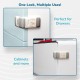 R for Rabbit Protector Plus Drawer Locker for Kids (1 Unit) | Premium Cabinets Door & Cupboard Lock | Wardrobe Child Safety Proofing Drawer Locks