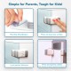 R for Rabbit Protector Plus Drawer Locker for Kids (1 Unit) | Premium Cabinets Door & Cupboard Lock | Wardrobe Child Safety Proofing Drawer Locks