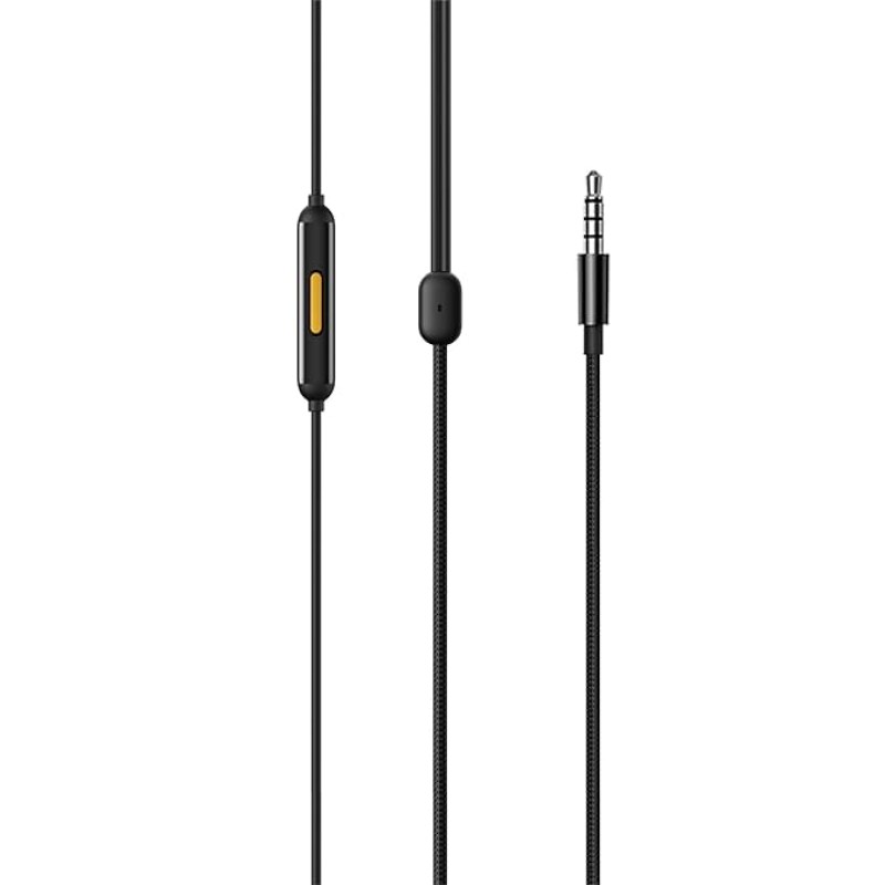 realme Buds 3 (3.5 mm) Wired in Ear Earphones with Mic (Black)