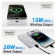 ZEBRONICS MW63 Wireless Power Bank, 10000 mAh, Rapid Charge, Magsafe, Outputs - 20W Wired | 15W Wireless, Type C PD, Built in Protections, LED Indicator, Compatible with iPhone, Made in India ZEBRONICS MW63 Wireless Power Bank, 10000 mAh, Rapid Charge, Magsafe, Outputs - 20W Wired | 15W Wireless, Type C PD, Built in Protections, LED Indicator, Compatible with iPhone, Made in India