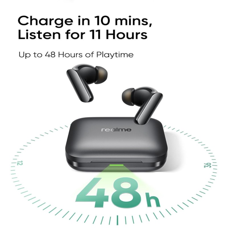 (Refurbished) realme Buds Air 7 Pro with Ai Live Translation,11mm+6mm Dual-dac Driver,48 Hrs Playtime,53 dB ANC,LHDC,45Ms Low Latency,360° Spatial Audio,IP55 Dust & Water Resistant,BT 5.4 (Metallic Grey) (Refurbished) realme Buds Air 7 Pro with Ai Live Translation,11mm+6mm Dual-dac Driver,48 Hrs Playtime,53 dB ANC,LHDC,45Ms Low Latency,360° Spatial Audio,IP55 Dust & Water Resistant,BT 5.4 (Metallic Grey)