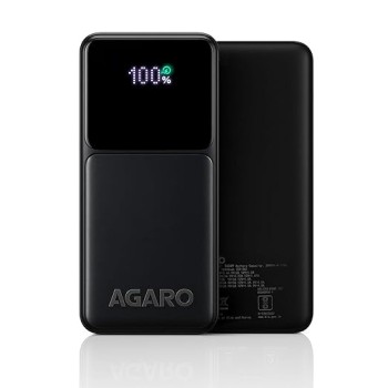 AGARO Imperial Power Bank 20000 mAh, 22.5W Power Delivery for Smartphones, Portable, USB C & Micro Input, USB A1,A2 & C Output, Fast Charge Technology for Tablets, Headphones and Hi-Powered Devices