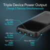 (Refurbished) AGARO Regency Power Bank 10000 mAh, 22.5W QC & 20W PD Output for Smartphones, Portable, USB C & Micro Input, USB A1,A2 & C Output,Fast Charge Technology for Tablets,Headphones and Hi-Powered Devices (Refurbished) AGARO Regency Power Bank 10000 mAh, 22.5W QC & 20W PD Output for Smartphones, Portable, USB C & Micro Input, USB A1,A2 & C Output,Fast Charge Technology for Tablets,Headphones and Hi-Powered Devices
