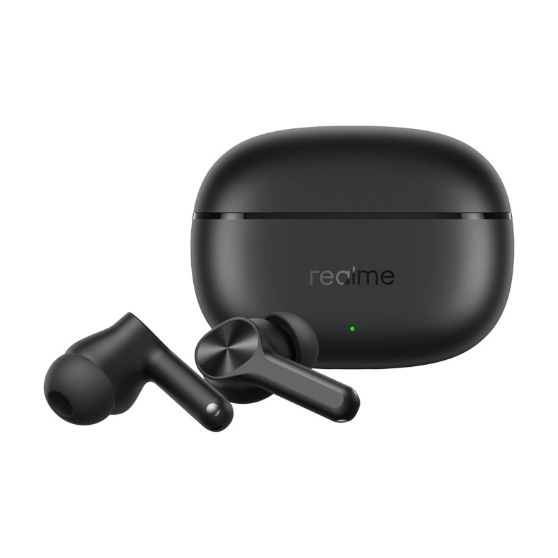 (Refurbished) realme Buds T200x True Wireless Earbuds with 12.4mm Dynamic Bass Drivers, 25 dB ANC, Quad Mic, 45ms Latency, Upto 48 Hrs Playback, Fast Charge, IP55 Rated, BT 5.4 (Pure Black) (Refurbished) realme Buds T200x True Wireless Earbuds with 12.4mm Dynamic Bass Drivers, 25 dB ANC, Quad Mic, 45ms Latency, Upto 48 Hrs Playback, Fast Charge, IP55 Rated, BT 5.4 (Pure Black)