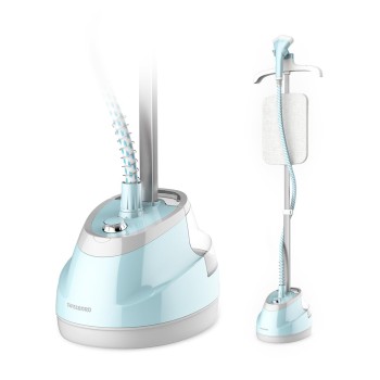 Iron for Clothes | Wego Garment Steamer Vertical Standing Iron 1.6L Water Tank | 10 Steam Settings 2000W Powerful Garment Steamer with Stand 35g/min Steam 45 Sec | 1 year warranty Blue/Green