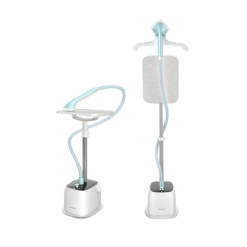 Iron for Clothes | Plutus Garment Steamer Vertical Standing Iron 1.6L Water Tank | 10 Steam Setting 2000W Powerful Garment Steamer with 35g/min Continuous Steam 45 Sec 1 year warranty White/Grey Iron for Clothes | Plutus Garment Steamer Vertical Standing Iron 1.6L Water Tank | 10 Steam Setting 2000W Powerful Garment Steamer with 35g/min Continuous Steam 45 Sec 1 year warranty White/Grey
