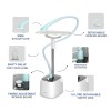 Iron for Clothes | Plutus Garment Steamer Vertical Standing Iron 1.6L Water Tank | 10 Steam Setting 2000W Powerful Garment Steamer with 35g/min Continuous Steam 45 Sec 1 year warranty White/Grey Iron for Clothes | Plutus Garment Steamer Vertical Standing Iron 1.6L Water Tank | 10 Steam Setting 2000W Powerful Garment Steamer with 35g/min Continuous Steam 45 Sec 1 year warranty White/Grey