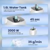 Iron for Clothes | Plutus Garment Steamer Vertical Standing Iron 1.6L Water Tank | 10 Steam Setting 2000W Powerful Garment Steamer with 35g/min Continuous Steam 45 Sec 1 year warranty White/Grey Iron for Clothes | Plutus Garment Steamer Vertical Standing Iron 1.6L Water Tank | 10 Steam Setting 2000W Powerful Garment Steamer with 35g/min Continuous Steam 45 Sec 1 year warranty White/Grey