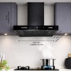 AERIS Pro T Kitchen Chimney 60cm 1400 m³/hr Suction | Auto Clean Chimney | Touch & Motion Sensor Control Black Finish | Wall Mounted Hood (1 Years Comprehensive Warranty + 5 Years on Motor) AERIS Pro T Kitchen Chimney 60cm 1400 m³/hr Suction | Auto Clean Chimney | Touch & Motion Sensor Control Black Finish | Wall Mounted Hood (1 Years Comprehensive Warranty + 5 Years on Motor)