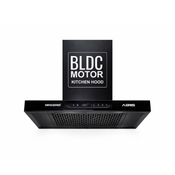 AERIS Pro T Shape Kitchen Chimney 60cm 1800 m³/hr Suction BLDC Motor | Smart Auto Clean Chimney | Touch & Gesture Control Wall Mount Hood | 1 Years Comprehensive Warranty + 10 Years on Motor