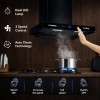 AERIS 90 cm 1400 m³/hr Suction T Shape Kitchen Chimney Smart Clean Technology Auto Clean Hood Touch Control Panel Wall Mounted Black Finish 1 Years Comprehensive + 5 Years on Motor Warranty AERIS 90 cm 1400 m³/hr Suction T Shape Kitchen Chimney Smart Clean Technology Auto Clean Hood Touch Control Panel Wall Mounted Black Finish 1 Years Comprehensive + 5 Years on Motor Warranty