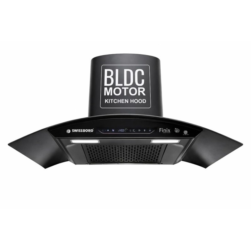 FINIX Pro Curve Kitchen Chimney 90cm 1800 m³/hr Powerful Suction | BLDC Motor Auto Clean Chimney | Touch & Motion Sensor Control | (1 Year Comprehensive Warranty + 10 Years on Motor) FINIX Pro Curve Kitchen Chimney 90cm 1800 m³/hr Powerful Suction | BLDC Motor Auto Clean Chimney | Touch & Motion Sensor Control | (1 Year Comprehensive Warranty + 10 Years on Motor)