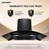 FINIX Pro Curve Kitchen Chimney 90cm 1400 m³/hr Powerful Suction | Auto Clean Chimney Touch & Motion Sensor Control | (1 Year Comprehensive Warranty + 5 Years on Motor) Black FINIX Pro Curve Kitchen Chimney 90cm 1400 m³/hr Powerful Suction | Auto Clean Chimney Touch & Motion Sensor Control | (1 Year Comprehensive Warranty + 5 Years on Motor) Black