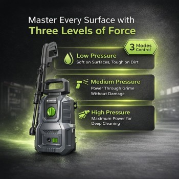 Senkai Impreza Car Washer High Pressure | 1600W & 130 Bar Powerful Motor | Max Pressure 6.5 L/min Flow Rate with On/Off Switch | 5m Outlet Hose Pressure Washer for car Bike and Home Cleaning Senkai Impreza Car Washer High Pressure | 1600W & 130 Bar Powerful Motor | Max Pressure 6.5 L/min Flow Rate with On/Off Switch | 5m Outlet Hose Pressure Washer for car Bike and Home Cleaning