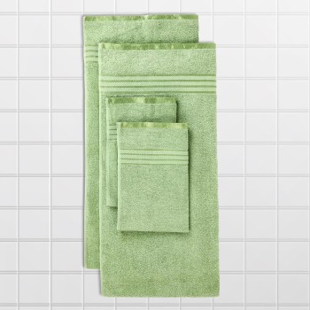 Requisite 4 Pc Large Towel Set | 2 Bath Towels (70 x 147 cm) & 2 Hand Towels (40 x 60 cm), 400 GSM | 100% Pure Cotton | Bath Towels for Men, Women & Kids | Gym Towel Emerald Green