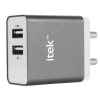 Itek Dual (2.4A 1A) Wall Adapter Grey