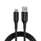 Reconnect RATCB1006 USB A to USB C Cable, Black