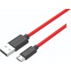 Reconnect RAMRB1001 Micro USB Charging Cable, Red