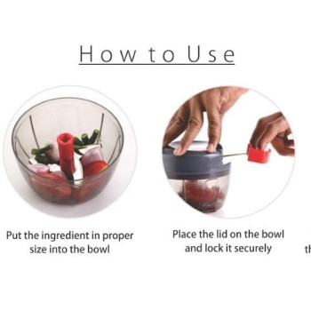 Royal Kitchenware Plastic Turbo Chopper