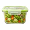 Fresh Lock Borosilicate Glass Square Food Storage Container with Airtight Lid 1Pc & 800 ML | Leakproof, Microwave Safe, Freezer Safe, BPA Free Lunch & Kitchen Storage Box Fresh Lock Borosilicate Glass Square Food Storage Container with Airtight Lid 1Pc & 800 ML | Leakproof, Microwave Safe, Freezer Safe, BPA Free Lunch & Kitchen Storage Box