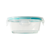 Swissboro Fresh Lock Borosilicate Glass Round Container 1 pc- 950 ML Swissboro Fresh Lock Borosilicate Glass Round Container 1 pc- 950 ML
