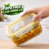 Rectangle Food Storage Container with Airtight Glass Lid | Borosilicate Glass Container for Lunchbox | Microwave & Dishwasher Safe | Transparent Ideal for Kitchen Use 1pc & 370ml Rectangle Food Storage Container with Airtight Glass Lid | Borosilicate Glass Container for Lunchbox | Microwave & Dishwasher Safe | Transparent Ideal for Kitchen Use 1pc & 370ml