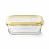 Rectangle Food Storage Container with Airtight Glass Lid | Borosilicate Glass Container for Lunchbox | Microwave & Dishwasher Safe | Transparent Ideal for Kitchen Use 1pc & 640ml Rectangle Food Storage Container with Airtight Glass Lid | Borosilicate Glass Container for Lunchbox | Microwave & Dishwasher Safe | Transparent Ideal for Kitchen Use 1pc & 640ml