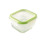 Swissboro Fresh Lock Borosilicate Glass Pro Square Container 1 pc-520ml