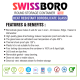 Swissboro Fresh Lock Borosilicate Glass Pro Round Container 1 pc- 400ml