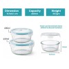Fresh Lock Borosilicate Glass Pro Round Food Storage Container with Airtight Clip Lock Lid | 1Pc 400 ml | Leakproof & BPA Free, Microwave Freezer Safe Lunch Box | Kitchen Storage for Meal Fresh Lock Borosilicate Glass Pro Round Food Storage Container with Airtight Clip Lock Lid | 1Pc 400 ml | Leakproof & BPA Free, Microwave Freezer Safe Lunch Box | Kitchen Storage for Meal