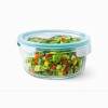 Fresh Lock Borosilicate Glass Pro Round Food Storage Container with Airtight Clip Lock Lid | 1Pc 620 ml | Leakproof & BPA Free, Microwave Freezer Safe Lunch Box | Kitchen Storage for Meal Fresh Lock Borosilicate Glass Pro Round Food Storage Container with Airtight Clip Lock Lid | 1Pc 620 ml | Leakproof & BPA Free, Microwave Freezer Safe Lunch Box | Kitchen Storage for Meal