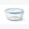 Fresh Lock Borosilicate Glass Pro Round Food Storage Container with Airtight Clip Lock Lid | 1Pc 620 ml | Leakproof & BPA Free, Microwave Freezer Safe Lunch Box | Kitchen Storage for Meal Fresh Lock Borosilicate Glass Pro Round Food Storage Container with Airtight Clip Lock Lid | 1Pc 620 ml | Leakproof & BPA Free, Microwave Freezer Safe Lunch Box | Kitchen Storage for Meal
