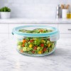 Fresh Lock Borosilicate Glass Pro Round Food Storage Container with Airtight Clip Lock Lid | 1Pc 620 ml | Leakproof & BPA Free, Microwave Freezer Safe Lunch Box | Kitchen Storage for Meal Fresh Lock Borosilicate Glass Pro Round Food Storage Container with Airtight Clip Lock Lid | 1Pc 620 ml | Leakproof & BPA Free, Microwave Freezer Safe Lunch Box | Kitchen Storage for Meal