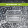 Glass Tiffin with Bag | 320 x 3 Square Container Lunchbox | Made in India Borosilicate Glass | Microwave & Dishwasher Safe, Leakproof Containers Glass Lunch Box for Office Glass Tiffin with Bag | 320 x 3 Square Container Lunchbox | Made in India Borosilicate Glass | Microwave & Dishwasher Safe, Leakproof Containers Glass Lunch Box for Office