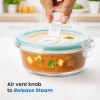 Swissboro Almaty 3 Pcs Round Lunch Box with Bag- 400 ML